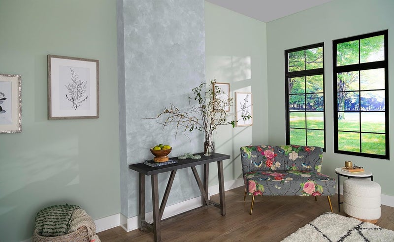 Rust-Oleum Concrete Interior Wall Paint, Sidewalk Gray, 1 Quart - Image 4