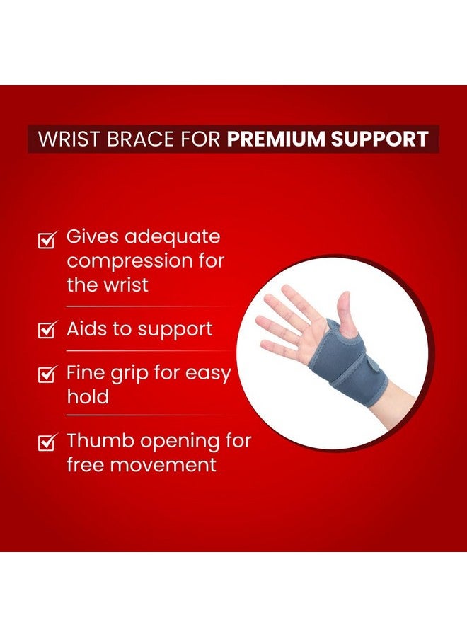 Dr. Ortho Dr.Ortho Nylon Wrist Brace With Thumb,Wrist Hand Brace For Men u0026 Women,Wrist Support - Image 3