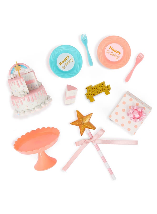 Our Generation Fashionable 18-inch Birthday Party Girl Doll with Birthday Party Accessories, Gifting Toys, Age 6+ years, Character-Romy - Image 5