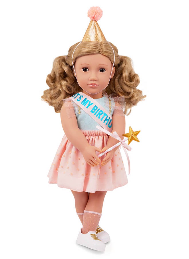 Fashionable 18-inch Birthday Party Girl Doll with Birthday Party Accessories, Gifting Toys, Age 6+ years, Character-Romy - pzsku/ZE22A53C41B1D2BE27AFCZ/45/_/1729160126/598df474-a640-473a-9257-5a08af2da064