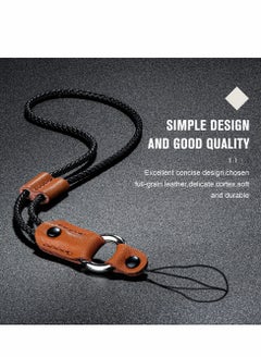 Y&D Camera Wrist Hand Strap For DJI Camera, Phone Leather Woven Lanyard Adjustable Anti Slip Drop, Accessories Compatible POCKET 2 OM4 5 SE INSTA 360 X2 MOBILE 3 ACTION  - Image 4