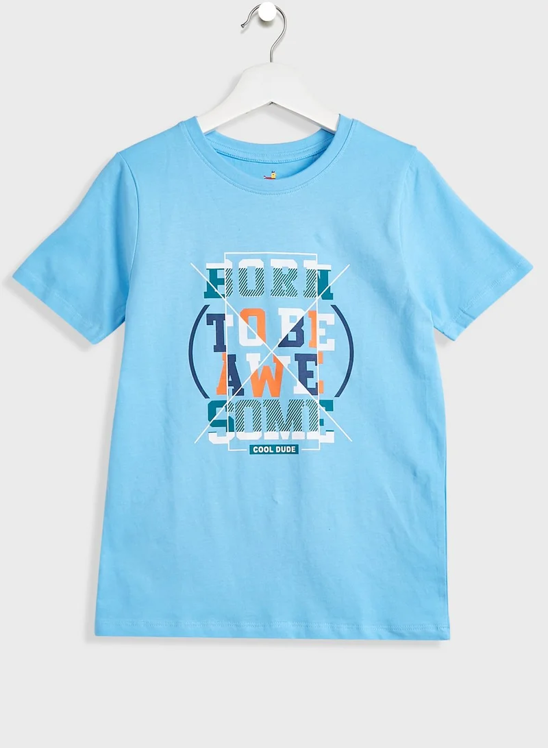 Pinata Casual T-Shirt And Shorts Set For Boys