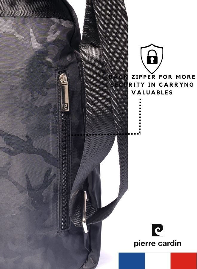 Pierre Cardin Ladies Backpack-M16 Black - Image 4