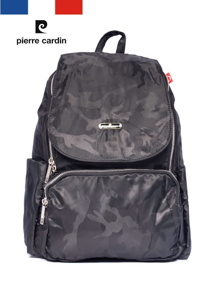 Pierre Cardin Ladies Backpack-M16 Black - Image 1