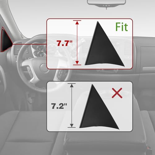 OKPARZ Replacement for Front Door Upper Trim Panel Left Driver Side 2007-2013 Chevrolet Silverado GMC Sierra Yukon 25857289 - Image 2
