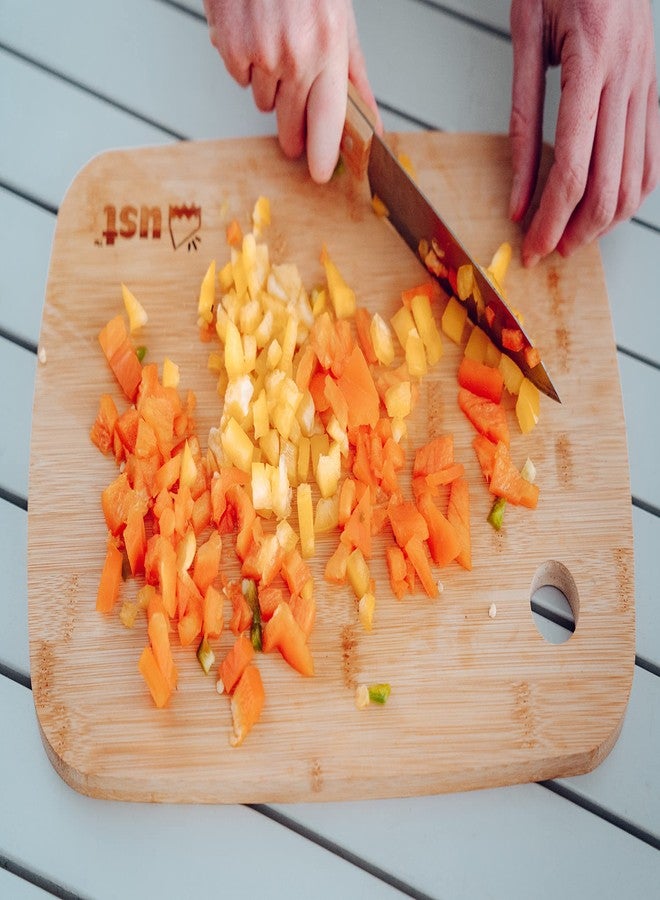 ust Bamboo Cutting Board 3.0 for Food Preparation with Moisture Resistant and eco Friendly Design for Camping, and Everyday use - Image 4