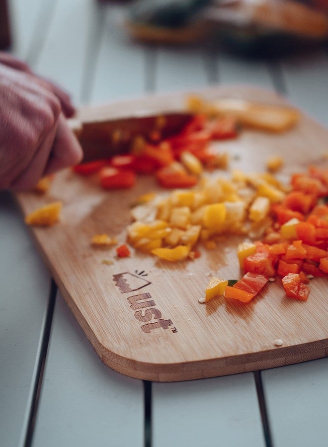 ust Bamboo Cutting Board 3.0 for Food Preparation with Moisture Resistant and eco Friendly Design for Camping, and Everyday use - Image 3