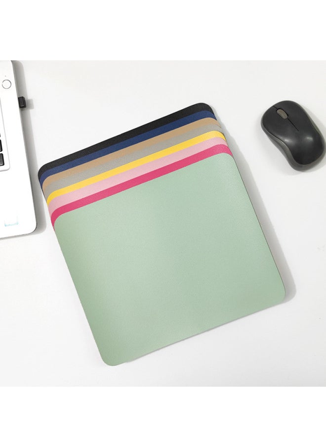 Low Price Nappa Leather Flannel Bottom Mouse Pad Flat Notebook Desk Mat Dining Table Mat Can Be Printed-Specifications And Models:Leather; 60*30mm; Gray; No Locking; Upload By Yourself