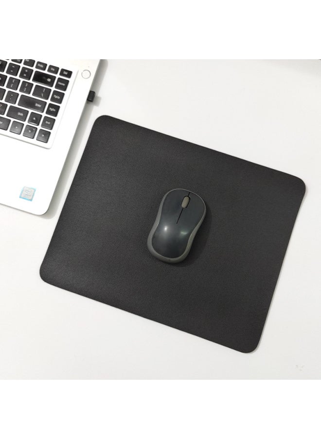 Low Price Nappa Leather Flannel Bottom Mouse Pad Flat Notebook Desk Mat Dining Table Mat Can Be Printed-Specifications And Models:Leather; 60*30mm; Gray; No Locking; Upload By Yourself