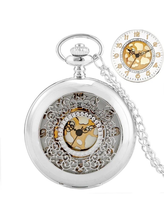 KUYING New Retro Flip Pendant Commemorative Watch 