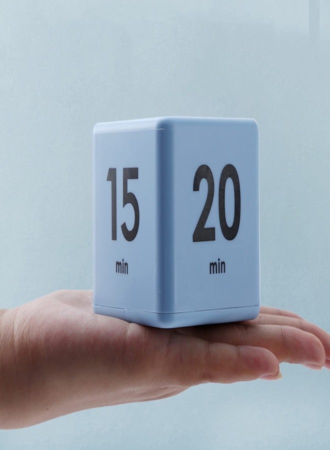WedFeir 2 Pieces Cube Timers, Kitchen Child Timer Exercise Timer, Workout and Game, Gravity Sensor Flip Timers for Time Management (1 3 5 10 Minutes and 15 20 30 60 Minutes) - Image 2