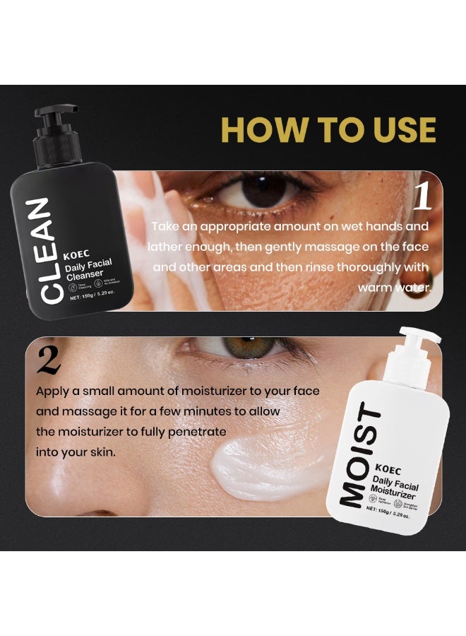 ك أو إي سي منظف الوجه اليومي 150g -الخيزران الفحم التنظيف العميق مع استخراج الشاي الأخضر والجليسيرين الحليب الحليب، غير مهيجة الجلد المنعش - Image 5