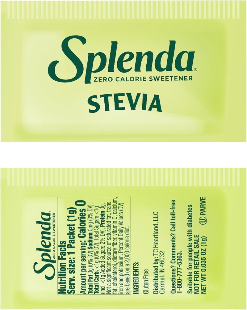 SPLENDA Stevia Zero Calorie Sweetener - Plant Based Sugar Substitute Granulated Powder, 1000 Count - Image 5