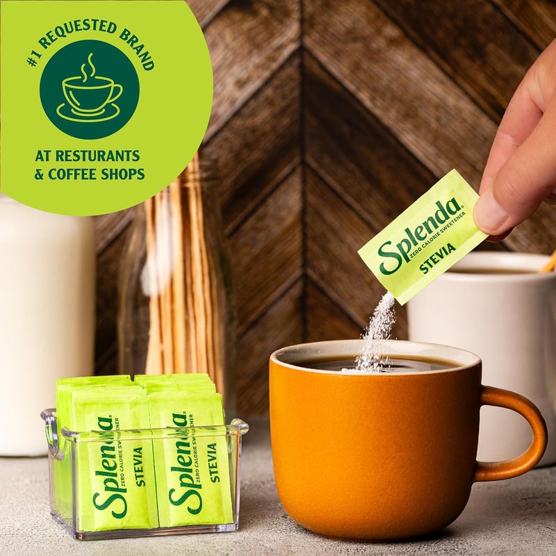 SPLENDA Stevia Zero Calorie Sweetener - Plant Based Sugar Substitute Granulated Powder, 1000 Count - Image 3