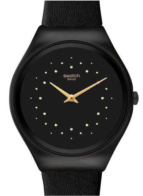 Unisex Skin Shadow Quartz Movement Water Resistant Wrist Watch - 43 Mm