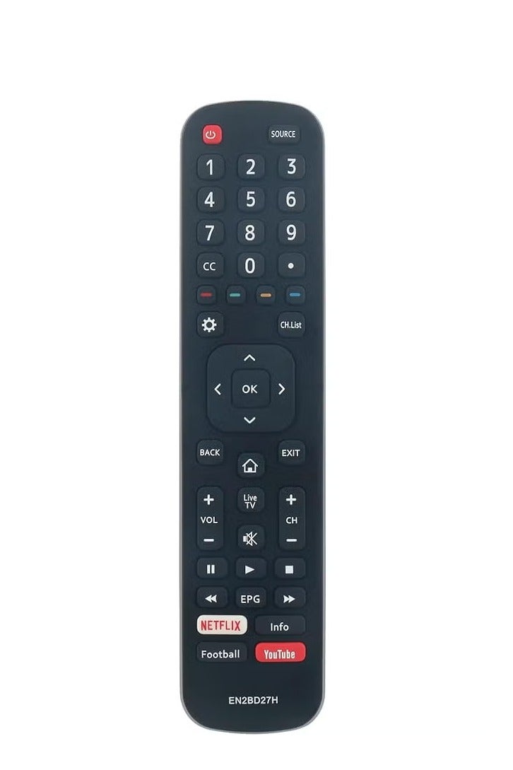 ELTRAZONE EN2BD27H Replacement Remote Control for Hisense TVs – Compatible with 39A5605, 40E5600, 49E5600, H32B5600, H39AE5500, H40B5600, 43A5605 & More | Easy Setup, Long-Range Signal, Durable Design - Image 2