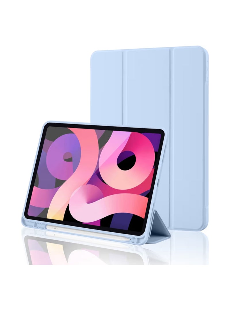 Case for iP 10.9 Inch 2022/2025 (10th /11th Generation) Model with pencil Holder, slim Tablet Cover with soft TPU Back, Auto Wake/Sleep - Image 1