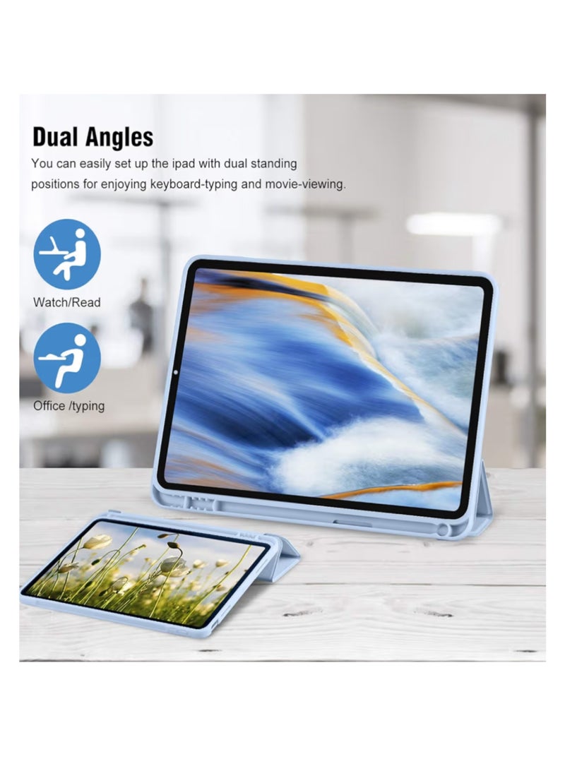 Case for iP 10.9 Inch 2022/2025 (10th /11th Generation) Model with pencil Holder, slim Tablet Cover with soft TPU Back, Auto Wake/Sleep - Image 4