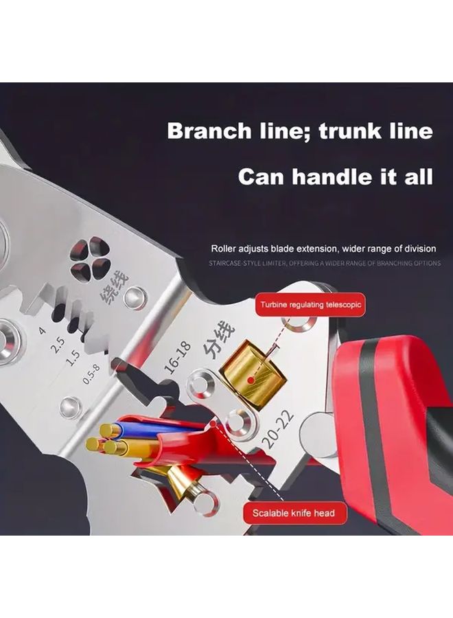 1PC Multifunctional Wire Stripper For Stripping Winding Cutting Crimping Folding - Image 5
