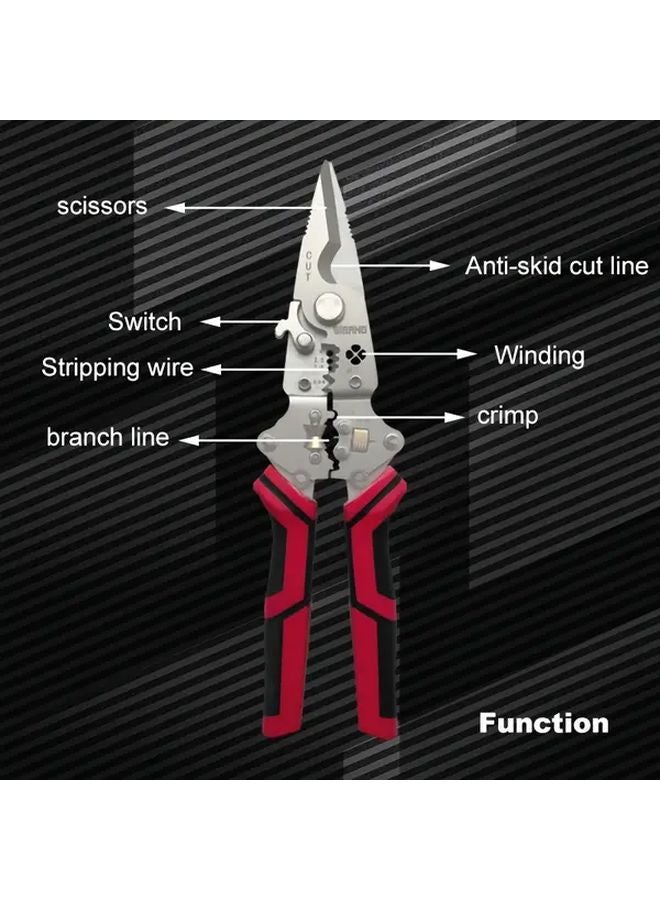 1PC Multifunctional Wire Stripper For Stripping Winding Cutting Crimping Folding - Image 4