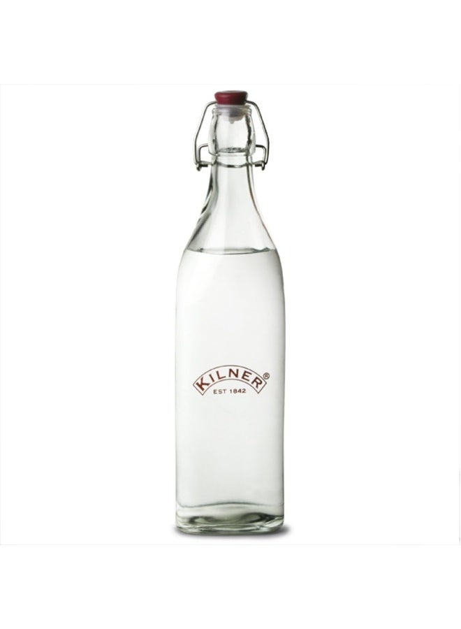 Kilner Transparent 1 L Storage Bottle - Clip Top - Image 2