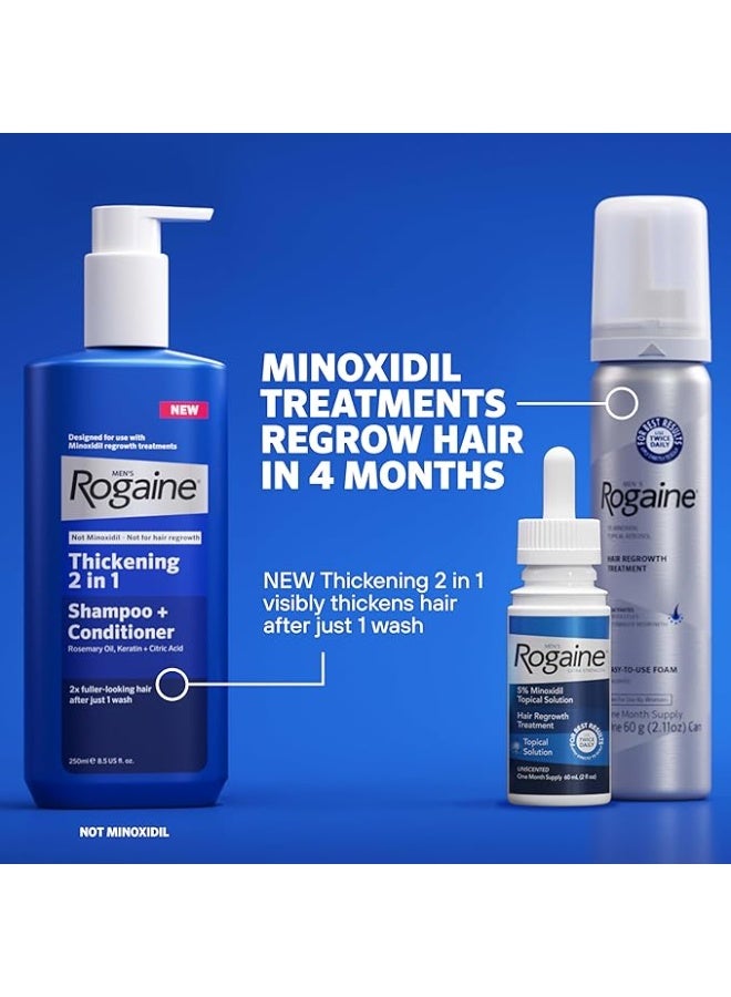 Regaine Rogaine Men's 5 Pure Minoxidil Foam for Hair Loss and Regrowth (3-Month Supply) - Image 2