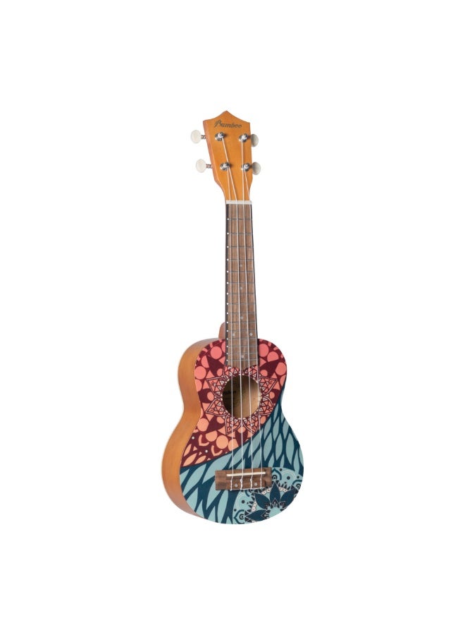 Bamboo U-21 Kani Soprano Ukulele – 21-Inch Artistic Design with Premium Gig Bag  - Image 1