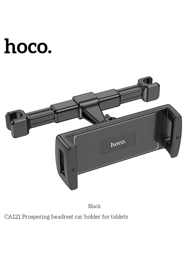 hoco. CA121 Prospering Headrest Car Holder for Tablets(Black) - Image 2