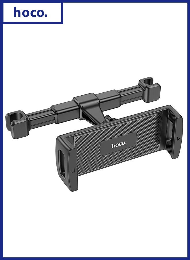 hoco. CA121 Prospering Headrest Car Holder for Tablets(Black) - Image 1