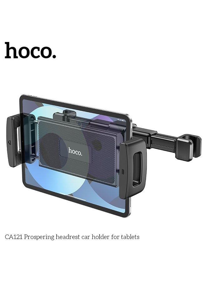 hoco. CA121 Prospering Headrest Car Holder for Tablets(Black) - Image 3