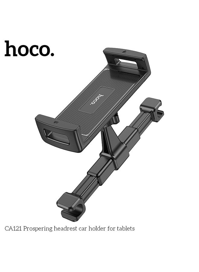 hoco. CA121 Prospering Headrest Car Holder for Tablets(Black) - Image 4