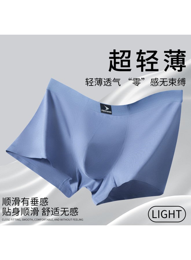 Fenton Seamless Ultra-thin  3-pack Business Boxers Anti-embarrassment Student Underwear Men's Briefs - Image 4