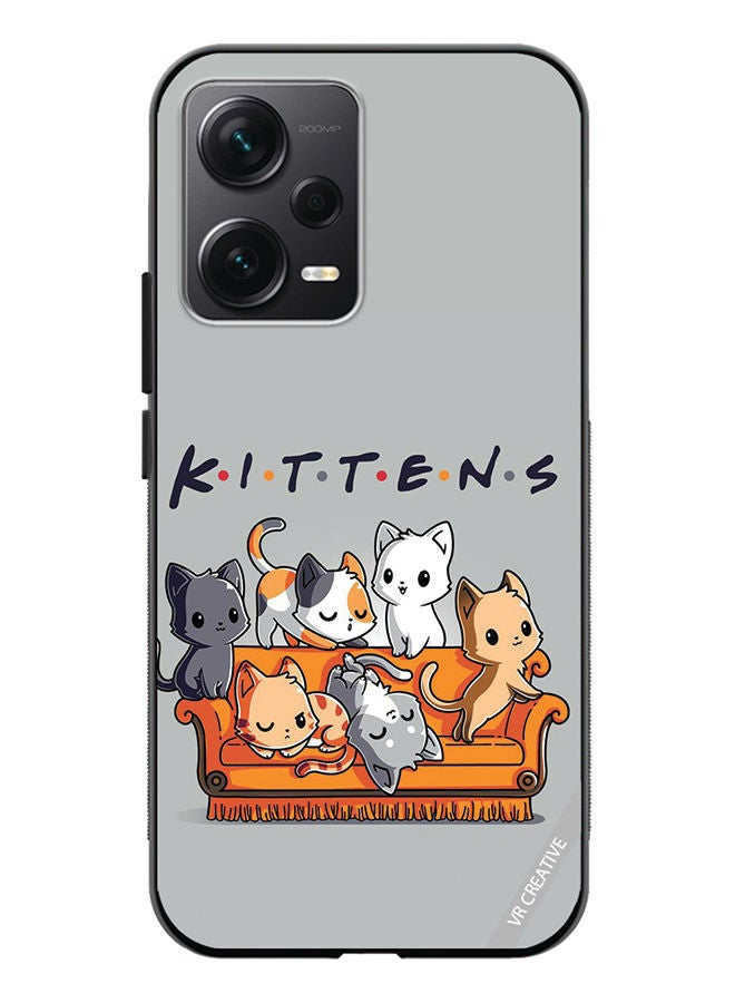 VR CREATIVE Protective Case Cover For Xiaomi Redmi Note 12 Discovery Kittens Design Multicolour - Image 1