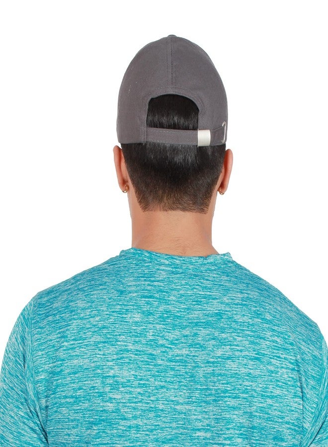Glamaxy G L A M A X Y Excellent Plain baseball caps for boys (light grey) - Image 3