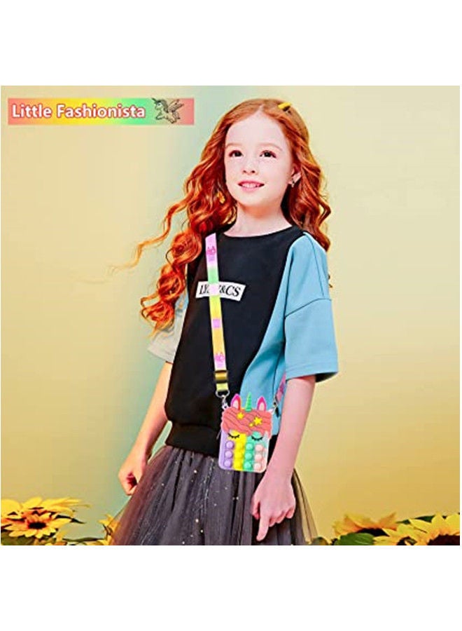 ISank 2 in 1 Relief Stress Sensory Fidget Toy, Pop Shoulder Bag for Girls and Women - Image 4