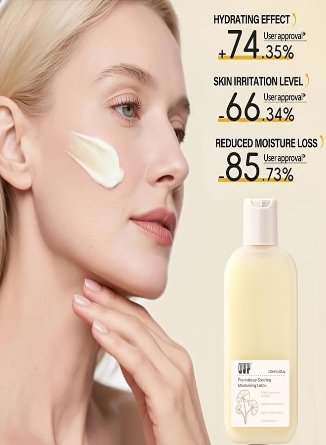 URQT Pre-Makeup Hydrating Face Lotion with Centella Asiatica, Hyaluronic Acid & Peptides – Lightweight Moisturizing Skin Prep for Smooth, Plump & Radiant Makeup Base, Korean Beauty Skincare, 5.41 fl oz - Image 2