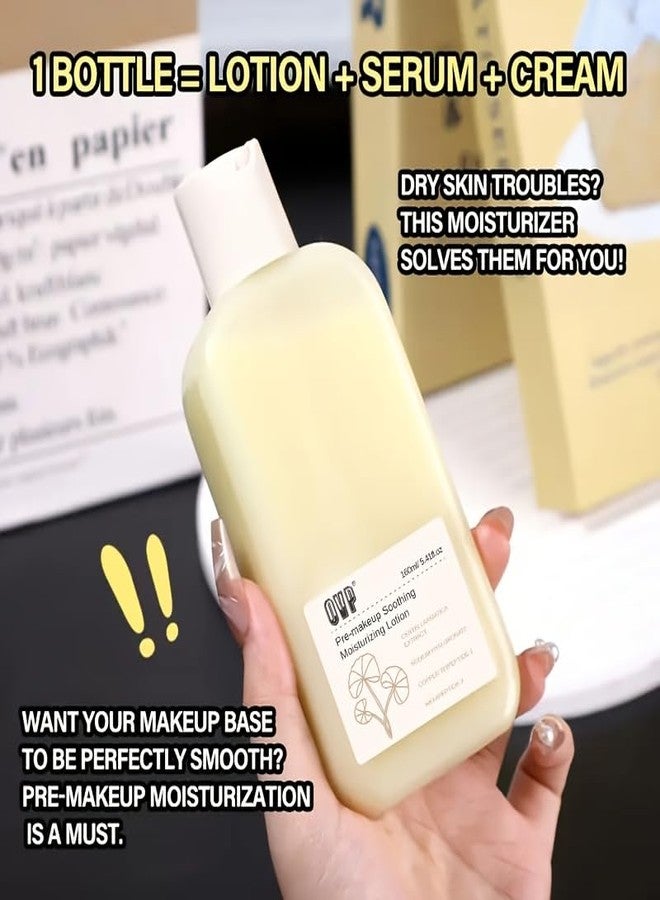 URQT Pre-Makeup Hydrating Face Lotion with Centella Asiatica, Hyaluronic Acid & Peptides – Lightweight Moisturizing Skin Prep for Smooth, Plump & Radiant Makeup Base, Korean Beauty Skincare, 5.41 fl oz - Image 4
