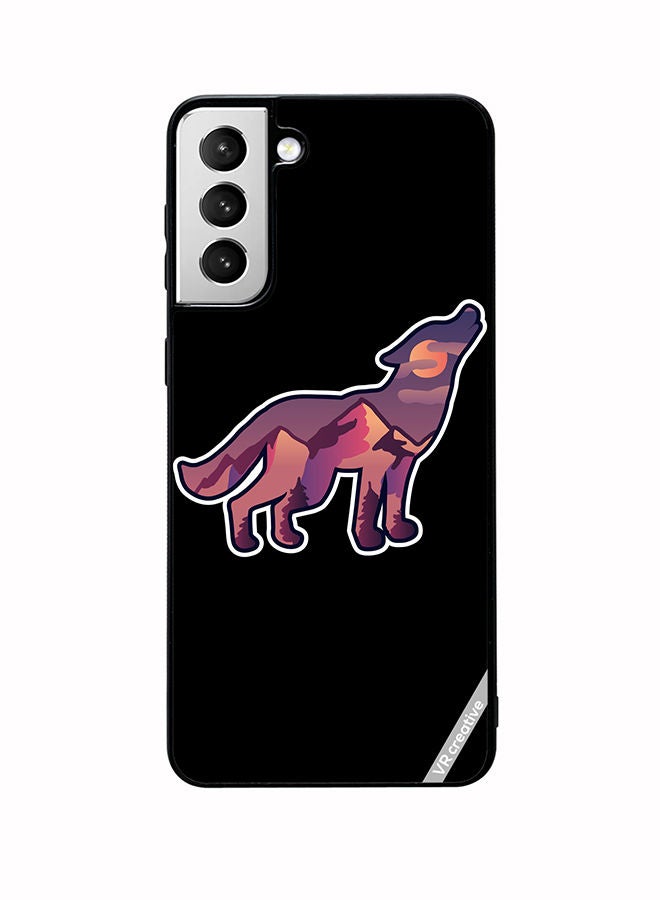 VR CREATIVE Protective Case Cover For Samsung Galaxy S22 Plus 5G Wild Wolf Design Multicolour - Image 1