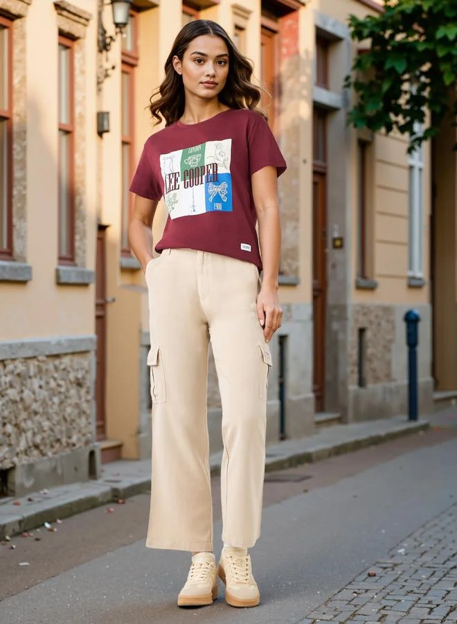 Lee Cooper Lee Cooper Logo Print Cotton T-shirt