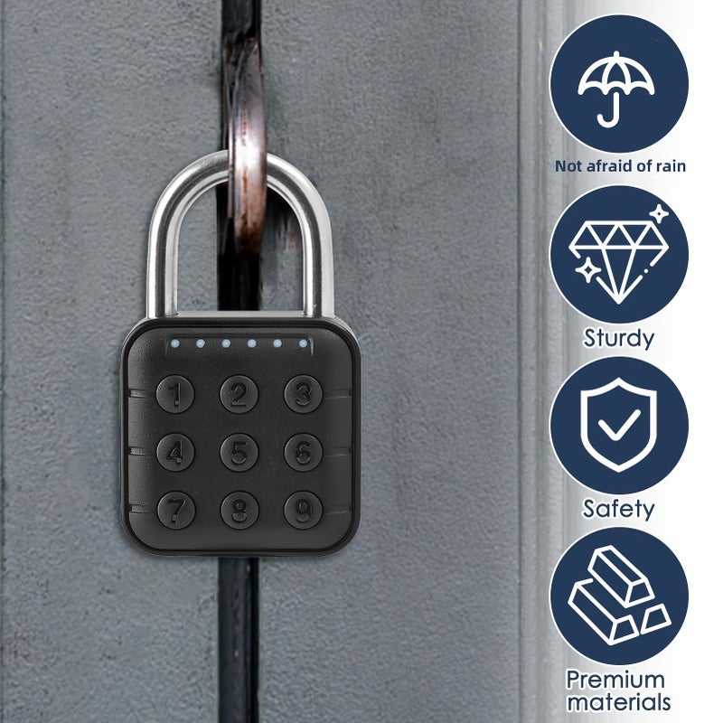 Password Lock Smart Lock with Keyless Access for Luggage Closet Kitchen Pet Room - Image 1