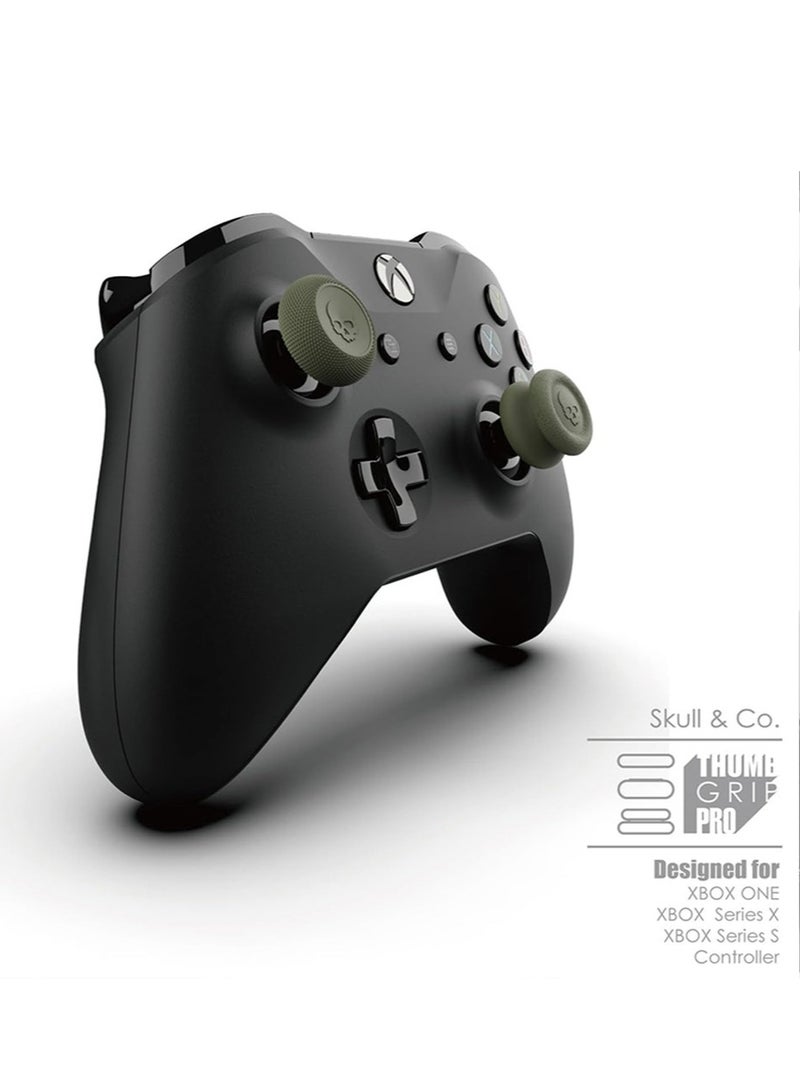 IINE Green Skull Controller Thumb Grips, Soft Silicone Thumbsticks Cover Set Compatible with Xbox XSX & Xbox 1 & Xbox XSS Only, 3 Pair / 6 Pcs - Image 2