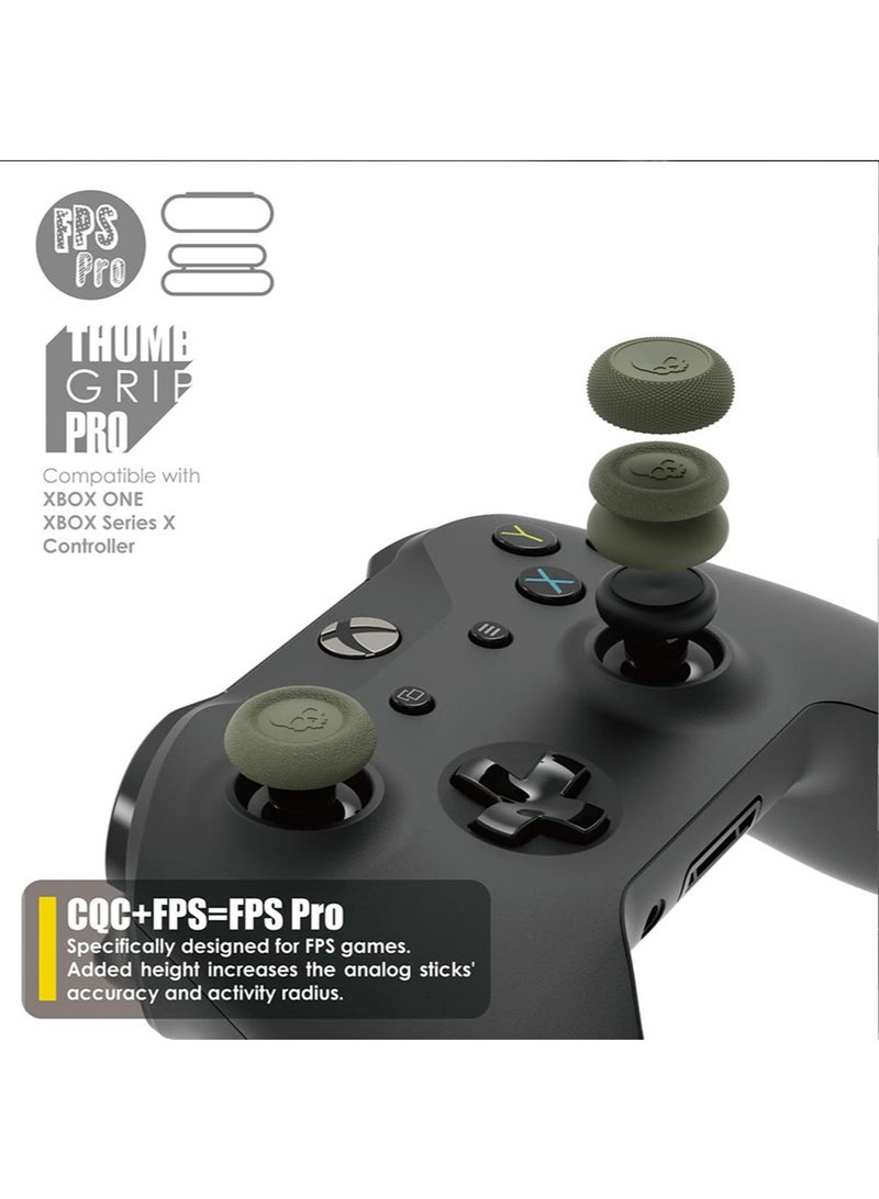 IINE Green Skull Controller Thumb Grips, Soft Silicone Thumbsticks Cover Set Compatible with Xbox XSX & Xbox 1 & Xbox XSS Only, 3 Pair / 6 Pcs - Image 5