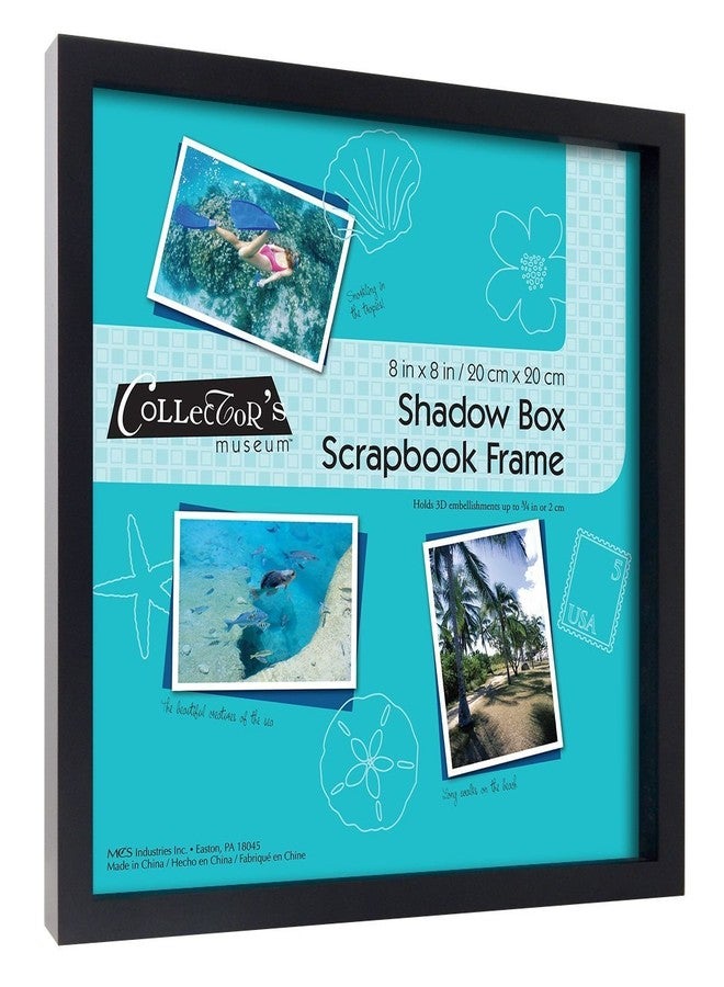 MCS 8x8 Inch Scrapbook Shadowbox Frame, Black (40393) - Image 2