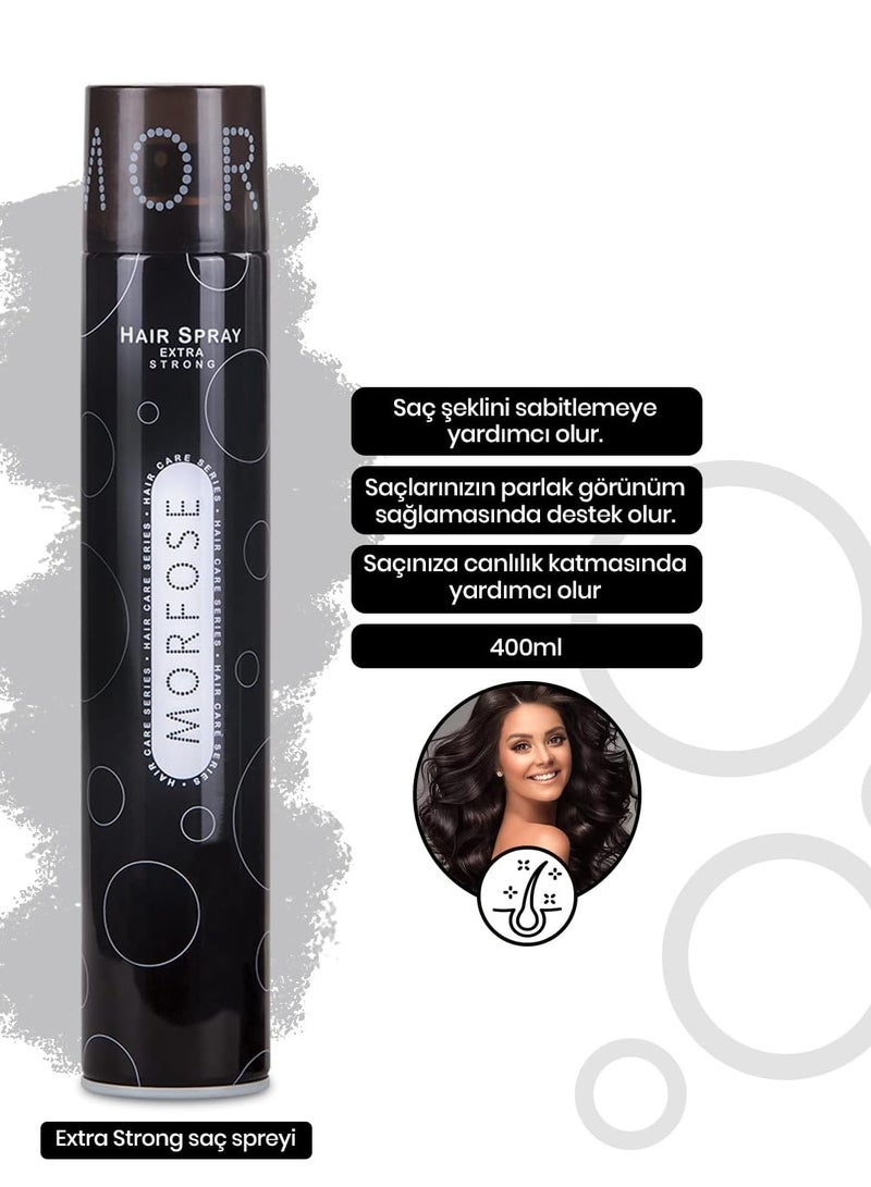 مورفوز سبراي الشعر القوي جدًا من مورفوس 400 مل - تثبيت ولمعان في جميع الأحوال الجوية - Image 2