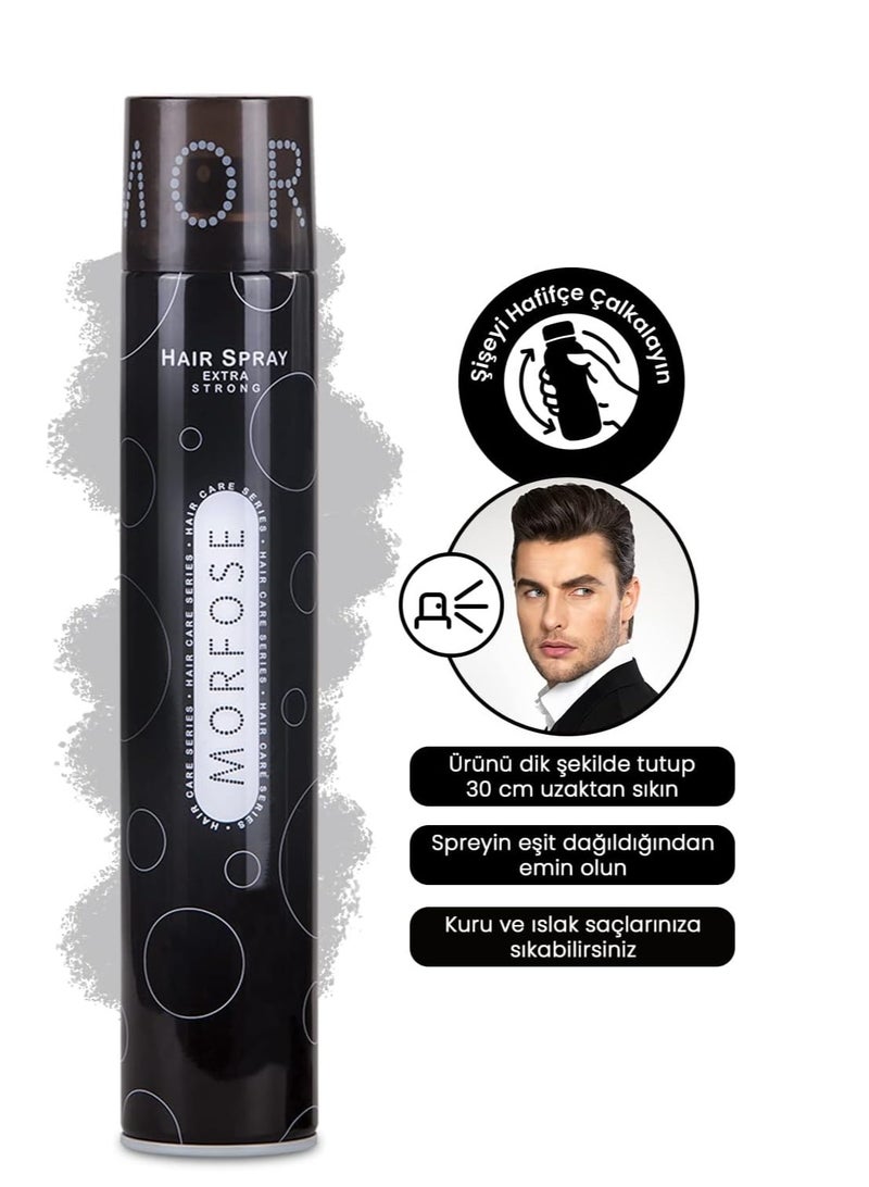 مورفوز سبراي الشعر القوي جدًا من مورفوس 400 مل - تثبيت ولمعان في جميع الأحوال الجوية - Image 3