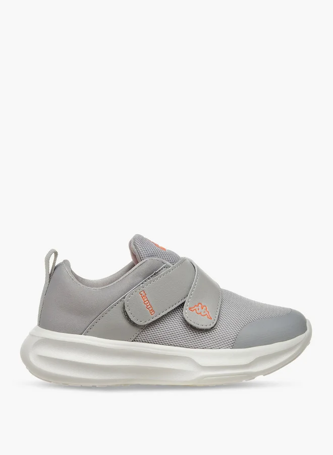 Kappa Boys' Logo Detail Sports Shoes with Hook and Loop Closure