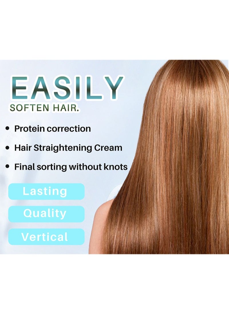 Hair Straightening Cream, Hair Protein Correcting Cream, Straightening Hair Cream, Nourishing Hair Smoothing Cream, Hair Protein Correcting Cream, Hair Straightening Cream, 50g