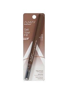 Almay Almay Eyebrow Pencil with Eyebrow Brush, Easy to Achieve Brows, Hypoallergenic, 801 Dark Blonde, 0.01 Oz  - Image 3