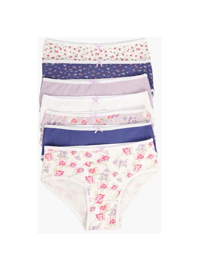 Carina Pack of 7 Colored Brief Panties - Image 1