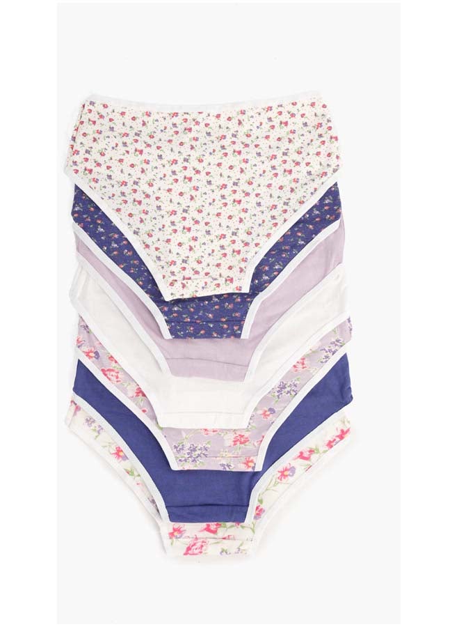 Carina Pack of 7 Colored Brief Panties - Image 2